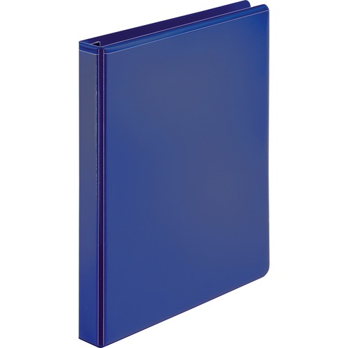 View Binder, D-Ring, 1" Capacity, 11" x 8-1/2", Navy