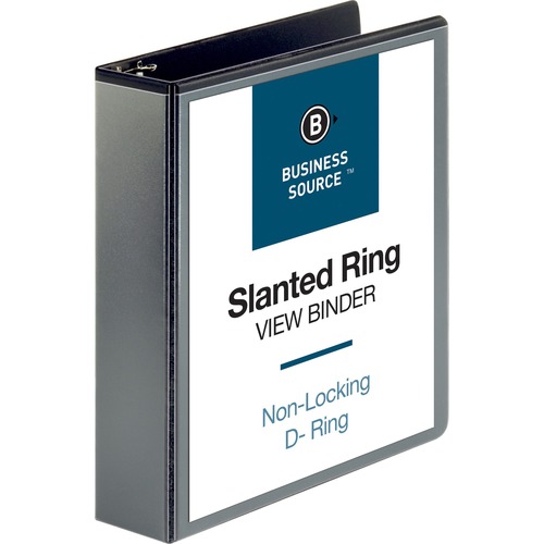 Binder, View, D-Ring, 2", Black