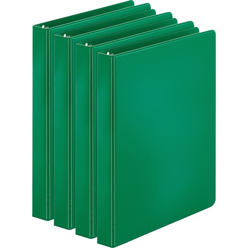 Binder, Economy, Round, 1", Green 4/BD