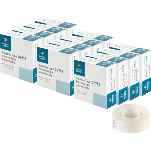 Tape, Roll, Invisible, 3/4" x 1296" 12/BX