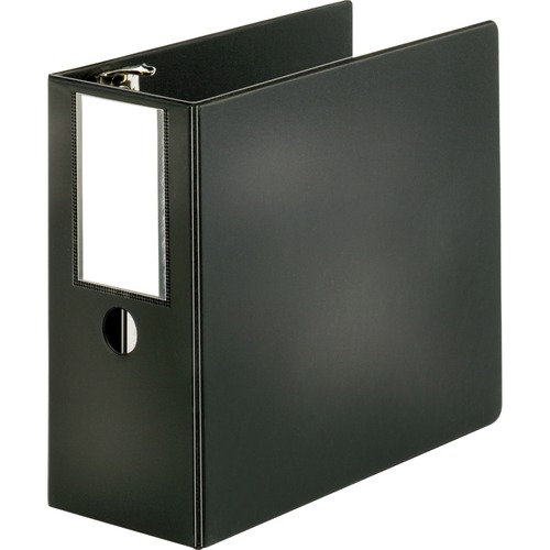 Binder, Label Holder, Slant, 5", Black