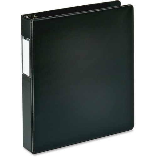 Binder, D-Ring, Label Holder, 1.5", Black
