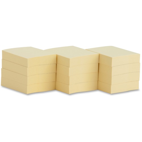 Notes, Adhesive, 1.5 X 2, Yellow 12/PK