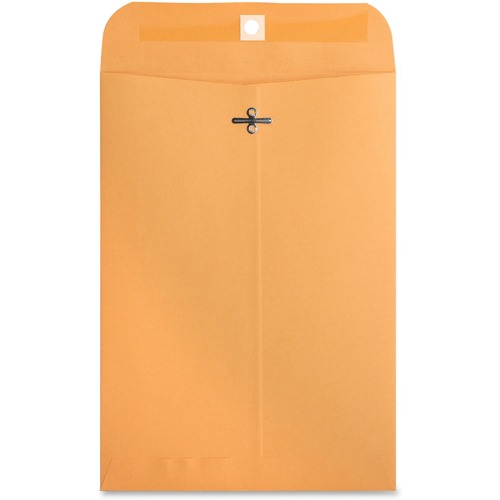 Clasp Envelopes, 28 lb., 7-1/2" x 10-1/2", Brown Kraft 100/BX