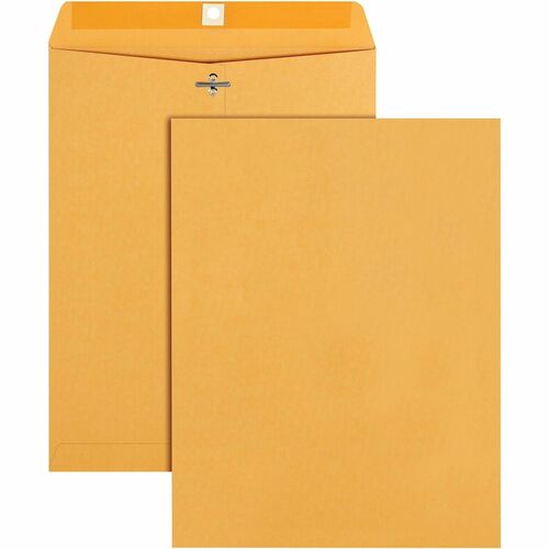 Clasp Envelopes, 28 lb., 9-1/2" x 12-1/2", Brown Kraft 100/BX