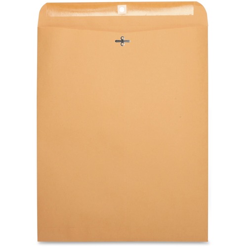 Clasp Envelopes, 28 lb., 12" x 15-1/2", Brown Kraft 100/BX