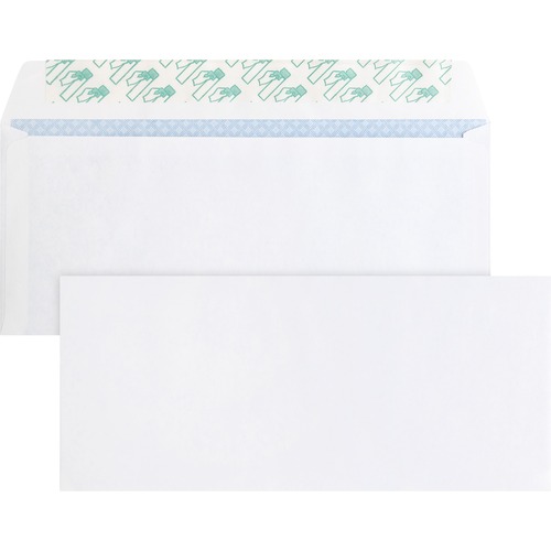 Peel/Seal Envelopes, No.10, Tint, 4-1/8"x9-1/2", White 500/BX