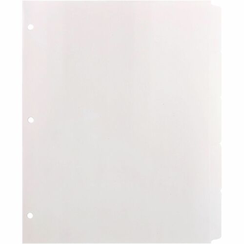 Divider, Write-On, 5 Tab, White 36/BX