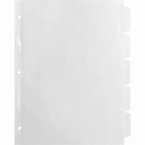 Divider, Index, Punched, 5 Tab 25/BX