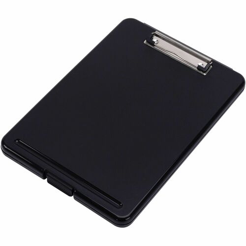 Storage Clipboards, Plastic, 9" x 13", Letter, Black 12/CT