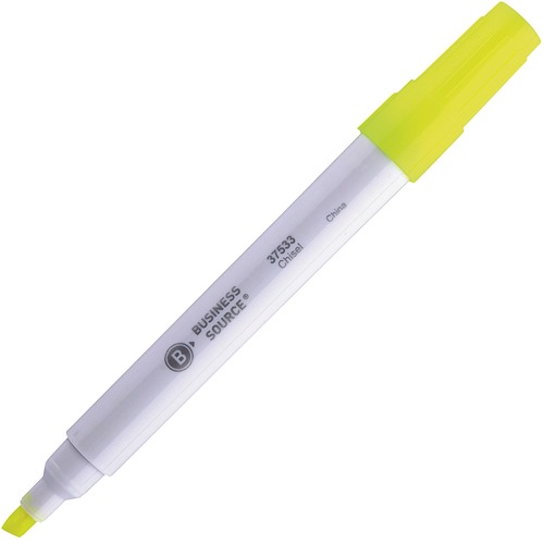 Highlighter, Chisel Tip, Fluorescent Yellow 12/DZ