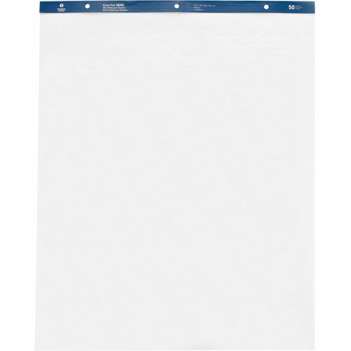 Standard Easel Pads, Plain, 27" x 34", 50 Sheets, White 4/CT