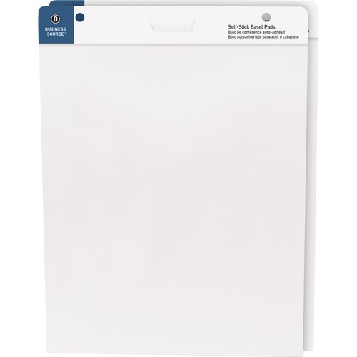 Easel Pad, Self Stick, 25" x 30", 30 Sheets Pad, White 2/CT
