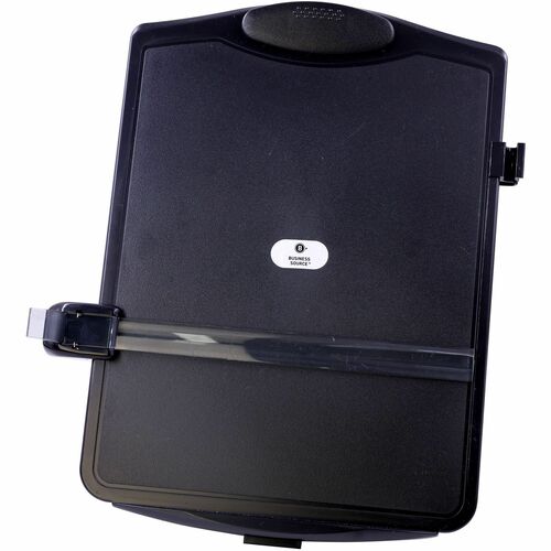 Document Holder, Easel-Style, Adj Clip, 11-1/2"x2"x13-1/2", Black