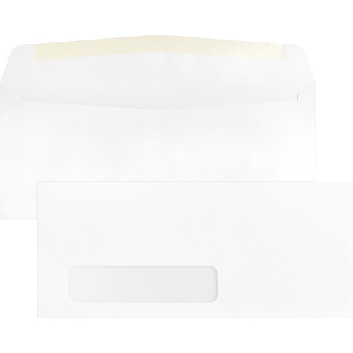 Window Envelopes, No 10., Side Seam, 4-1/8" x 9-1/2", White 500/BX