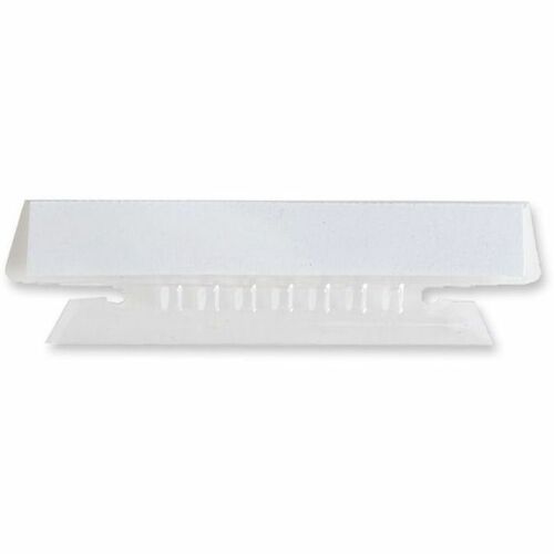 Tabs, Plastic, W/Inserts, 1/3 Cut, 3-1/2" Wide, Clear 25/PK