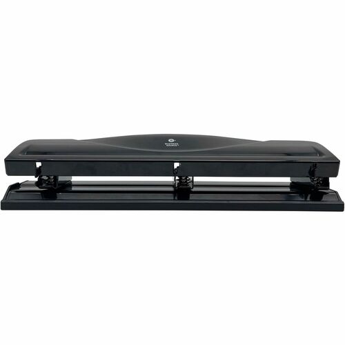 Hole Punch, 3 HP, Nonadjustable, 10-Sheet Capacity, Black