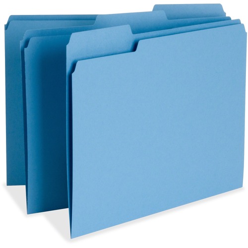 Folder, File, Letter, 1/3, Blue 100/BX