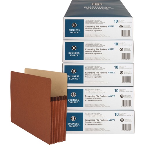 Pocket, File, 5.25" Expand, Letter 5/CT