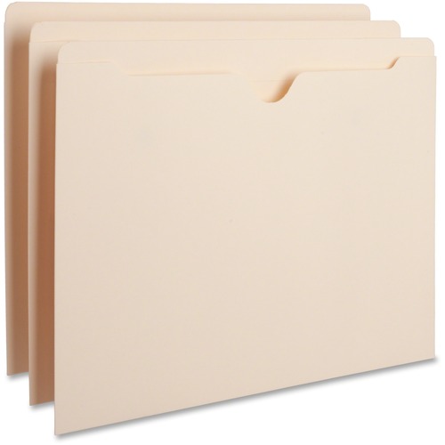 File Pocket, Straight Cut Tab, Flat, 50 Capacity, Letter, MLA 100/BX
