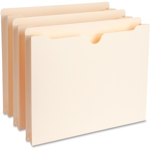 File Pockets, Straight Tab, 1-1/2" Exp., 300 Capacity, Letter, MLA 50/BX