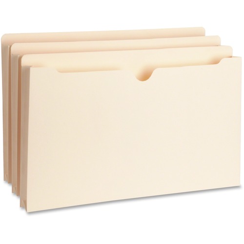 File Pocket, Straight Tab, 1" Expansion, 200 Capacity, Legal, MLA 50/BX