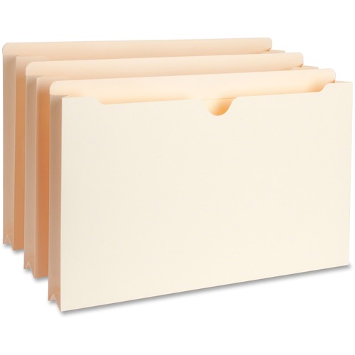 File Pockets, Straight Tab, 1-1/2" Expansion, 300 Capacity, Legal, MLA 50/BX