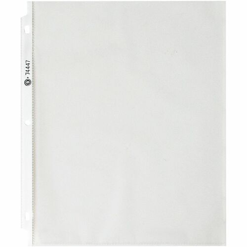 Sheet Protectors, Top Load, 2.0 Mil, 11" x 8-1/2", Semi-CL 100/PK