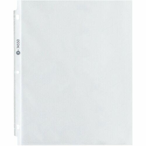 Sheet Protectors, Top Load, 3.2 Mil, 11" x 8-1/2", Clear 100/BX