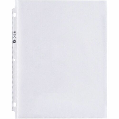 Sheet Protectors, Top Load, 1.9 Mil, 11" x 8-1/2", Clear 100/BX