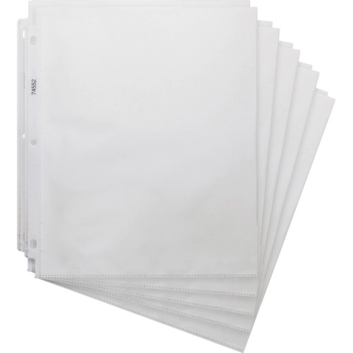 Top-Loading Sheet Protectors, 3-Hole, Clear 200/BX