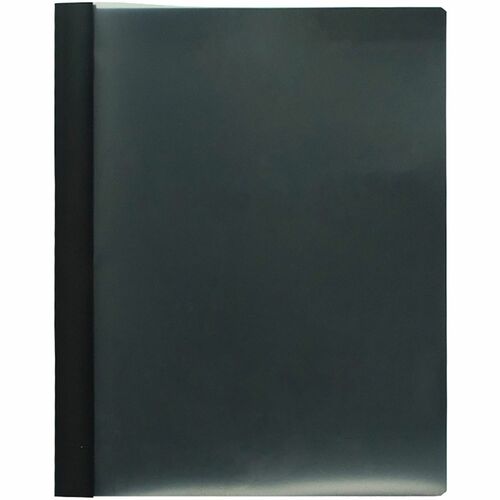 Cover, Report, Clear, Coated, Black 25/BX
