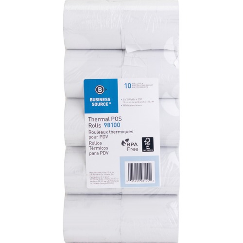 Roll, Paper, Thermal, 3 1/8" x 230 10/PK