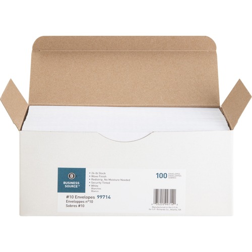 Envelope, Redistrip, #10, Tint 100/BX