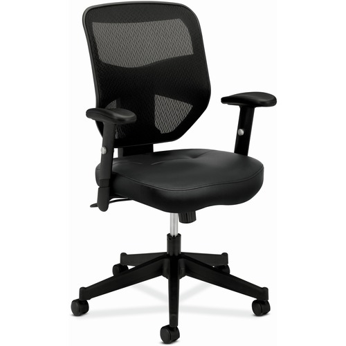 Chair, Mesh, Back, Task, Black