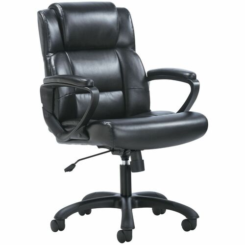 Chair, Exec, Leather, Black