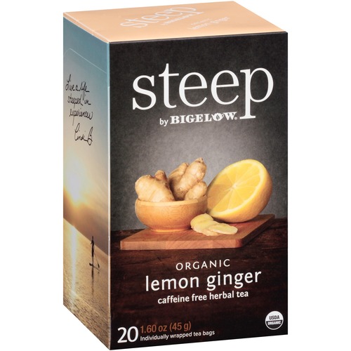 Tea, Herbal Lemon Ginger, Organic 20/BX
