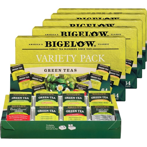 Tea, Green, Box, Assorted 6/CT