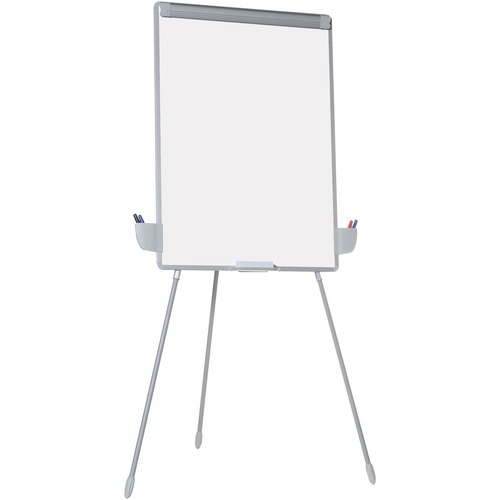 Tripod Easel, Telescoping Legs, 30" W x 71.5" H, Silver