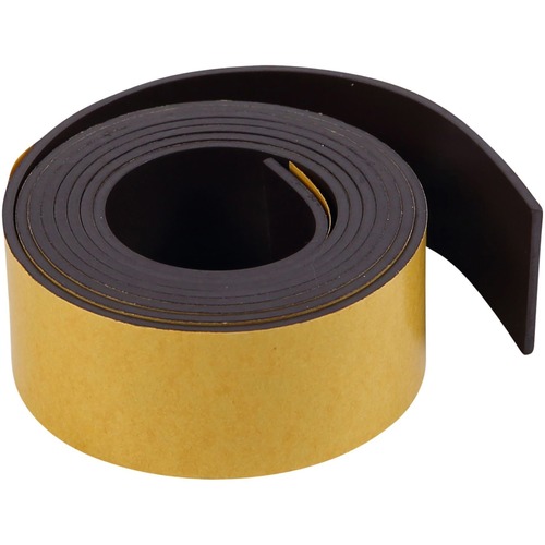 Magnetic Adhesive Roll, 1" x 4 Foot, Black