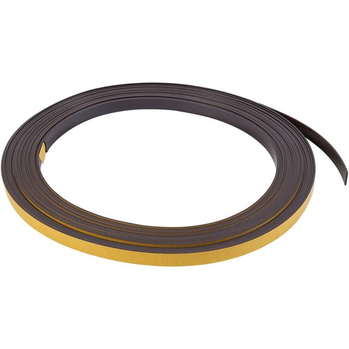Magnetic Adhesive Roll, 1/2" x 50 Foot, Black