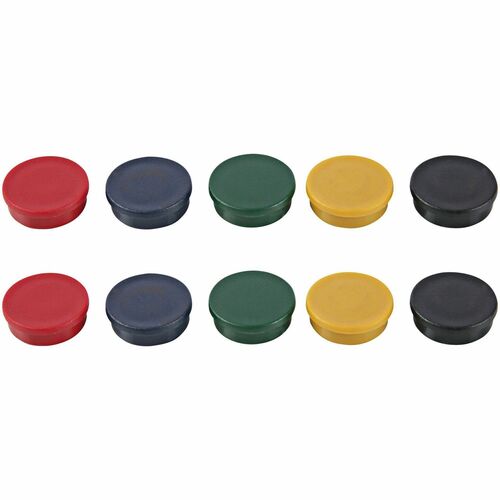 Super Magnets, 3/4" Dia, Gray/Multi 10/PK