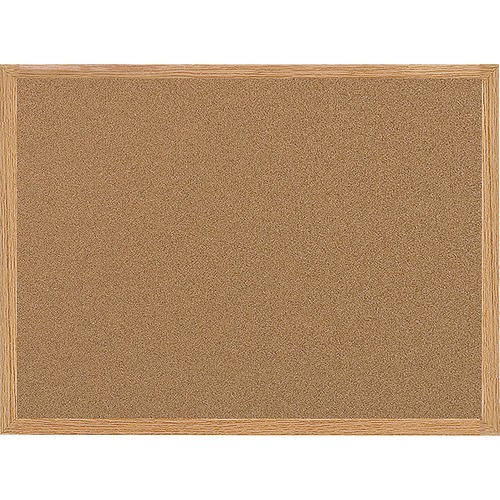 Oak Frame Cork Board 24" x 36"