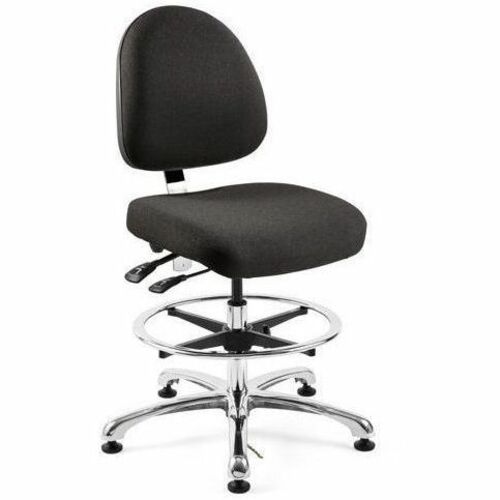 ESD Navy Mid Chair Non Tilt