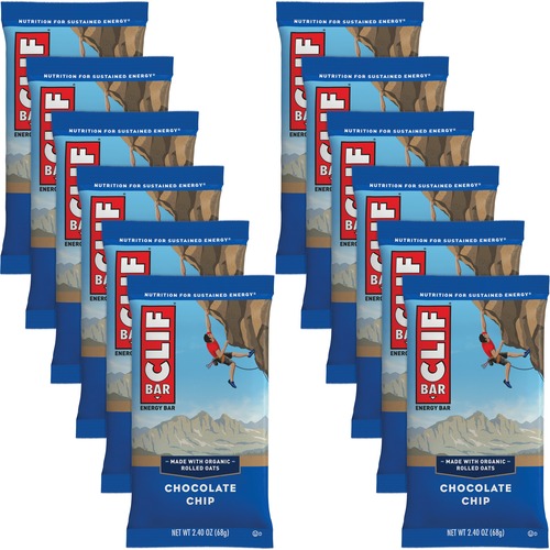Bar, Chocolate Chip, Clif 12/BX