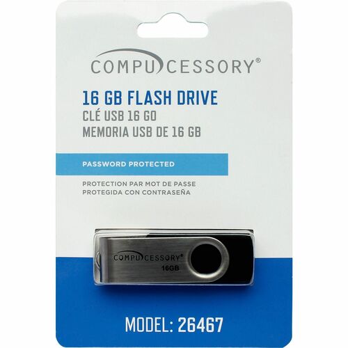 Drive, Flash, 16 GB, Password Protect