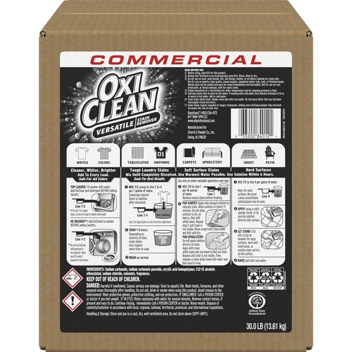 Remover, Stain, Oxiclean, 30 lb