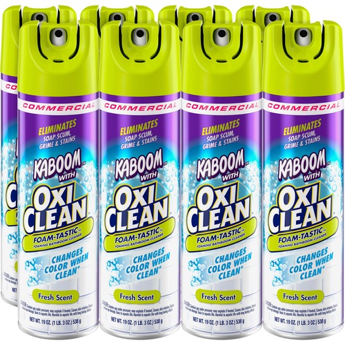 Cleaner, Bathroom, Foam, 19 Ounce 8/CT