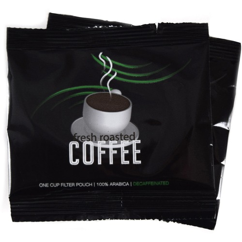 Coffee, Decaf, 1 Cup Filter Pouch, Black 200/CT