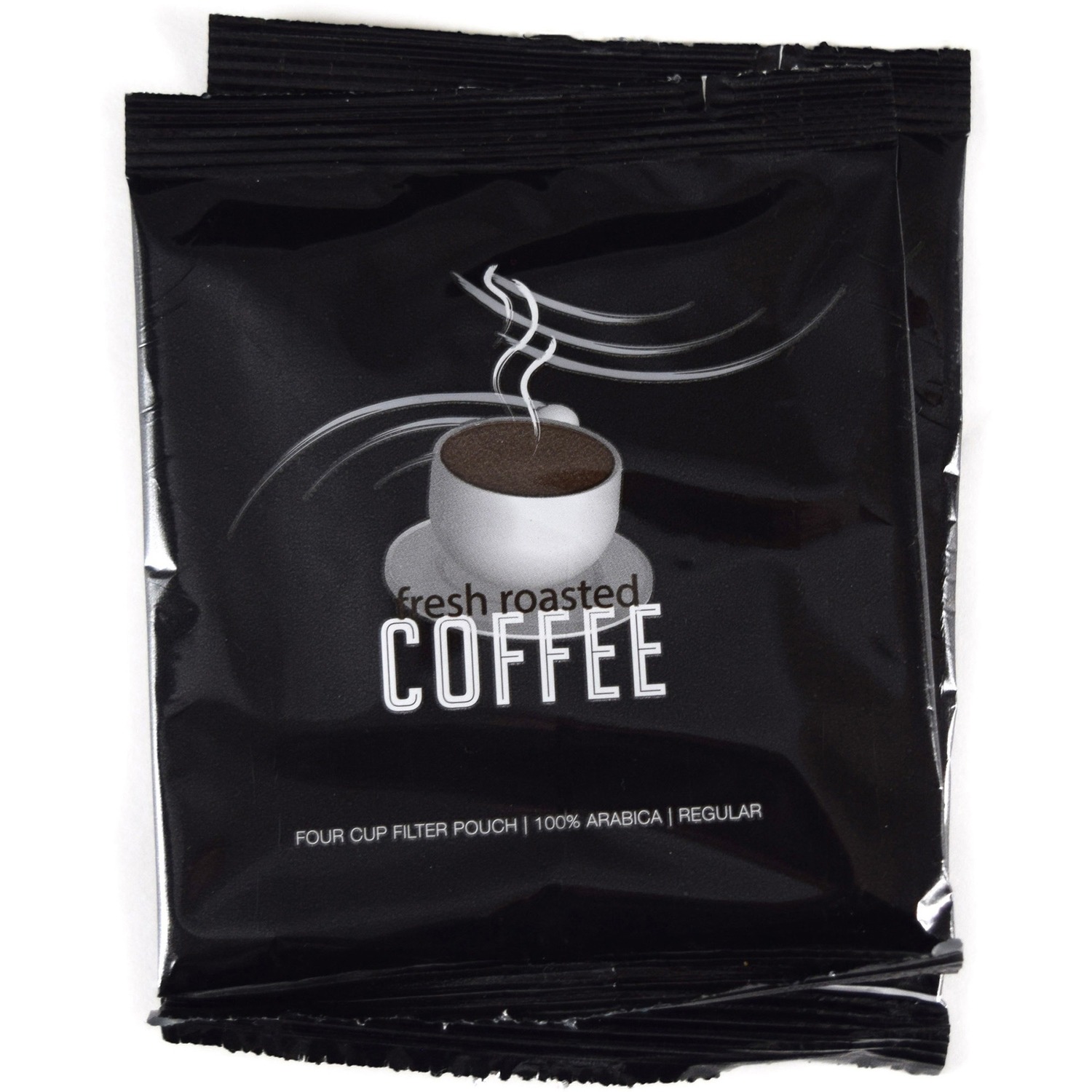 Coffee, Regular, 4 Cup Filter Pouch, Black 200/CT
